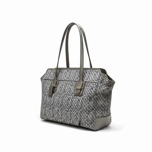 Coach Madison Sophia Metallic Silver Leather Satchel | Classic Carryall
